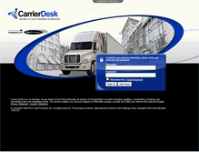 Tablet Screenshot of carrierdesk.com